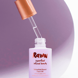 Model using Raww Bakuchiol Boost Face Oil