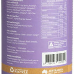 Back of the Eden Healthfoods Immunity Shield tin listing its protect, relief and defend herbal blends