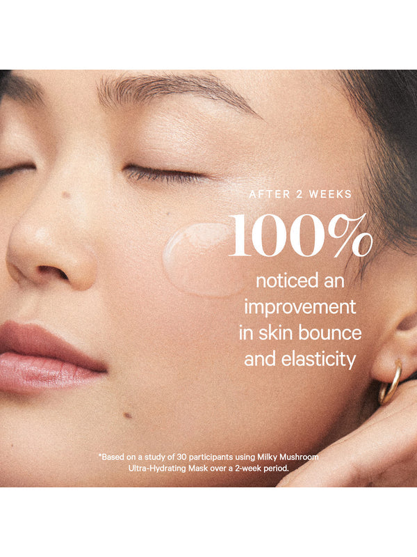 Consumer study results for KORA Organics Milky Mushroom Ultra-Hydrating Mask