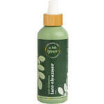 A Bit Hippy Face Cleanser 200ml by A Bit Hippy is a green bottle oil cleanser with a bamboo pump and leaf design. It features hyaluronic acid, is vegan, irritation-free, and ideal for double cleansing.