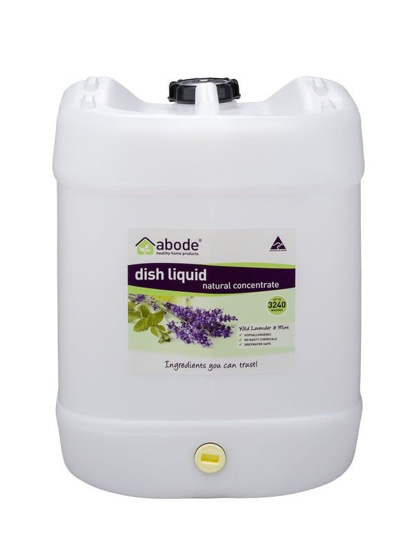 Abode Dishwashing Liquid Lavender and Mint 15 l pack shot