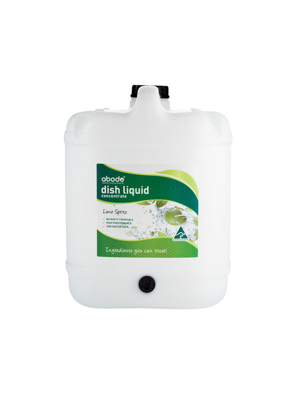 Abode Dishwashing Liquid Lime Spritz 15 litre pack shot