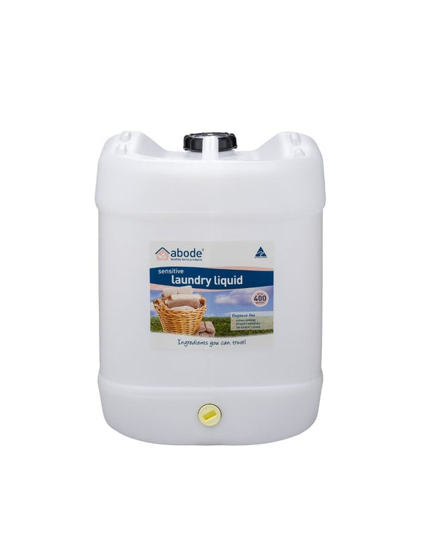 Abode Laundry Liquid ZERO – Fragrance Free 15 L pack shot