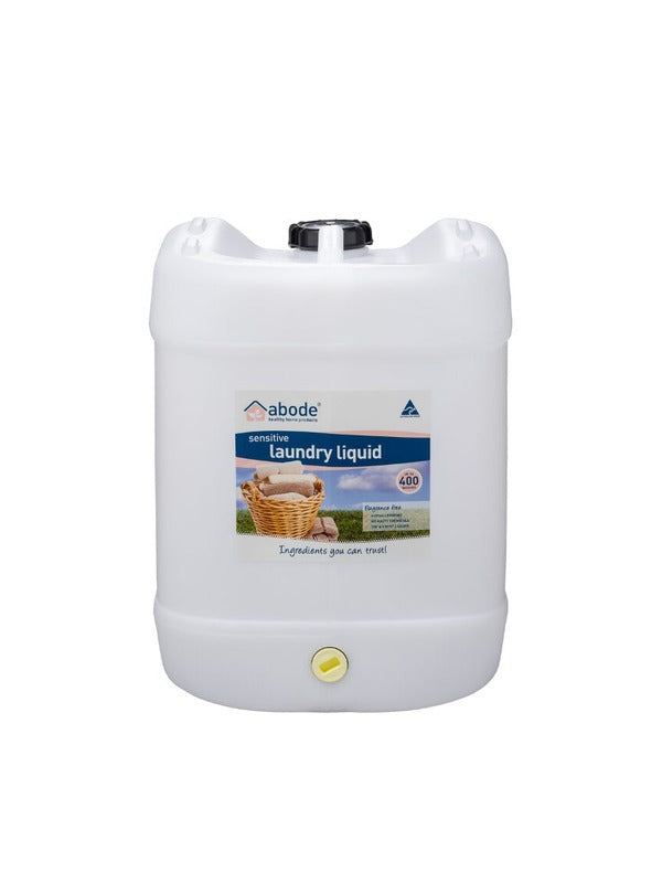 Abode Laundry Liquid ZERO – Fragrance Free 15 L pack shot