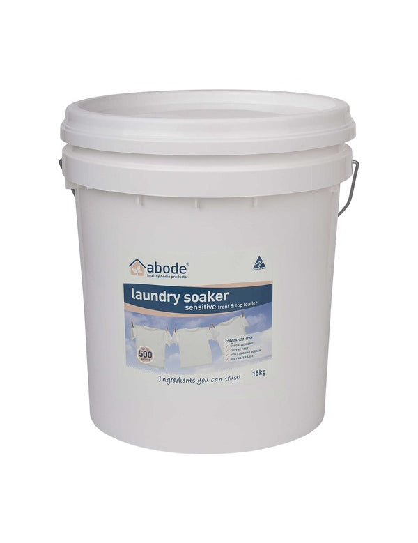 Abode Laundry Soaker ZERO – Fragrance Free 15Kg pack shot