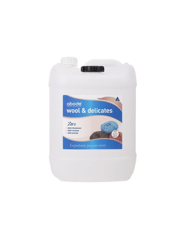 Abode Wool and Delicates Zero – Fragrance Free 15 L pack shot