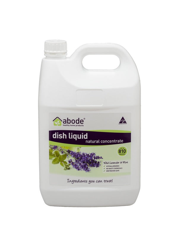 Abode Dishwashing Liquid Lavender and Mint 4 l pack shot