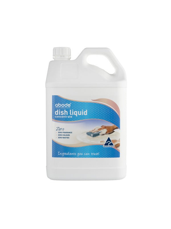 Abode Dishwashing Liquid Zero 4 litre pack shot