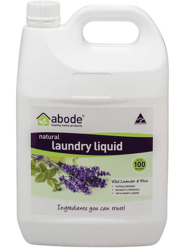 Abode Laundry Liquid Lavender and Mint 4 litre pack shot
