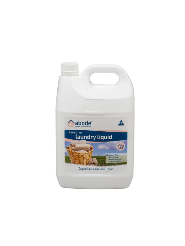 Abode Laundry Liquid ZERO – Fragrance Free 4 L pack shot