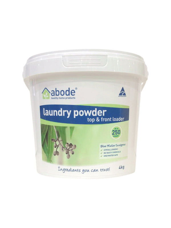 Abode Laundry Powder Eucalyptus 4kg pack shot