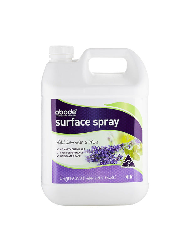Abode Surface Spray Lavender and Mint 4 litre pack shot