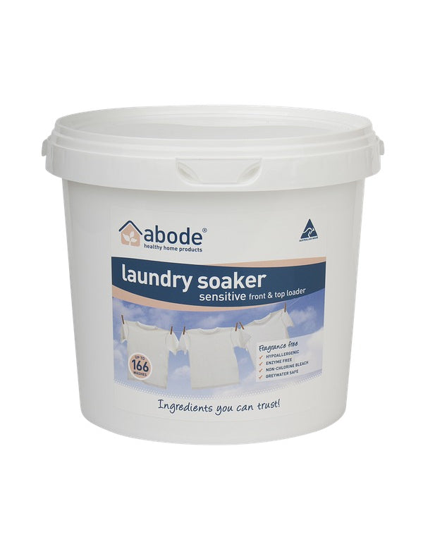 Abode Laundry Soaker ZERO – Fragrance Free 4 Kg pack shot