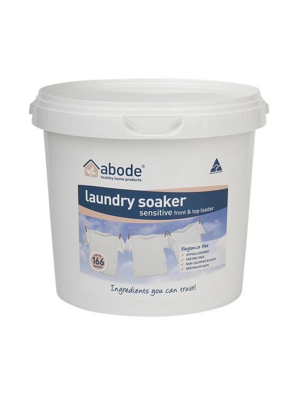 Abode Laundry Soaker ZERO – Fragrance Free 4 Kg pack shot