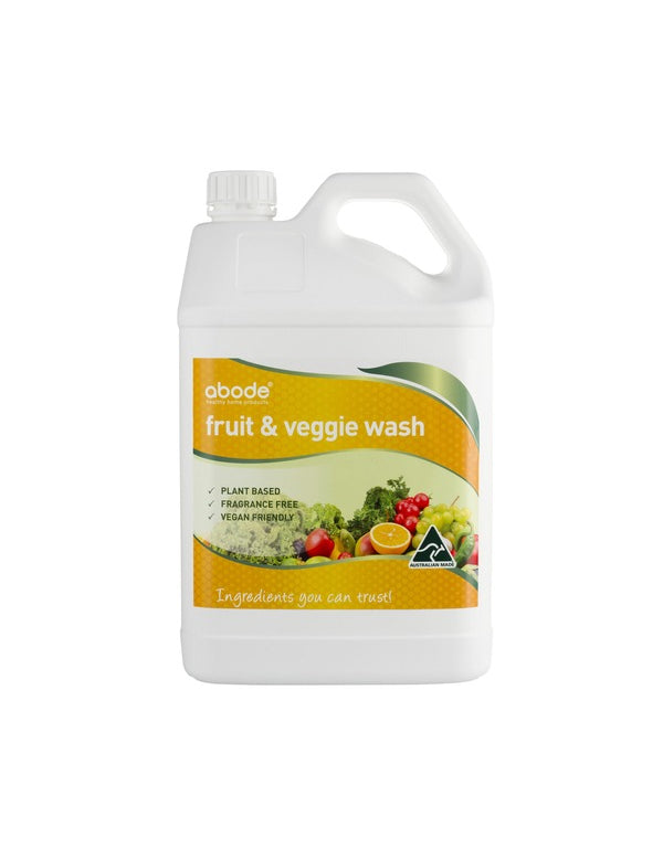 Abode Fruit and Vegetable Wash 4 L pack shot