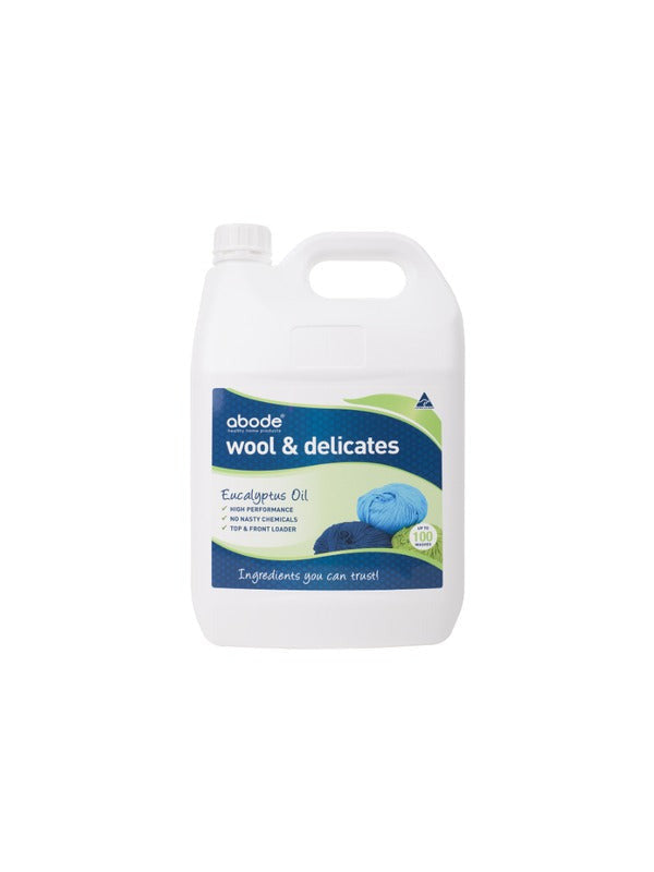 Abode Wool and Delicates Eucalyptus 4 litre pack shot