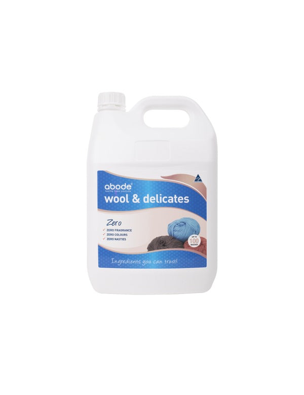Abode Wool and Delicates Zero – Fragrance Free 4 L pack shot