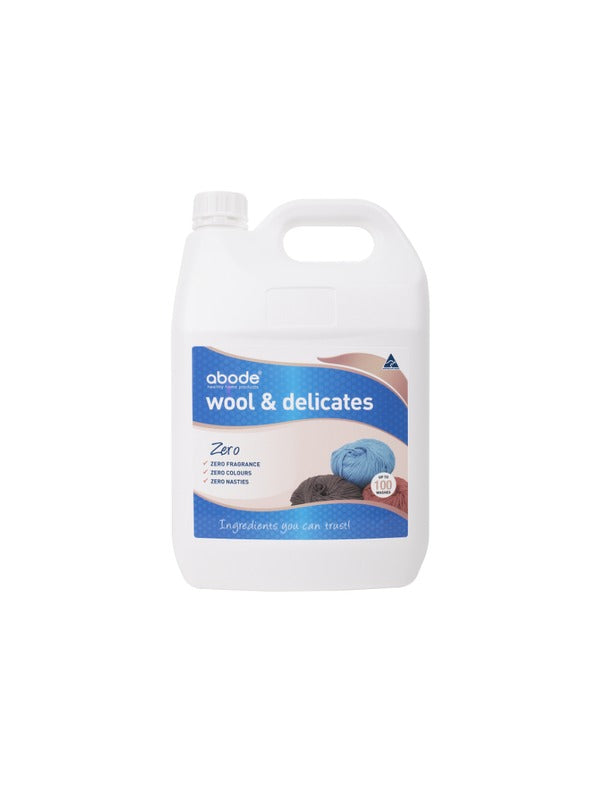 Abode Wool and Delicates Zero – Fragrance Free 4 L pack shot