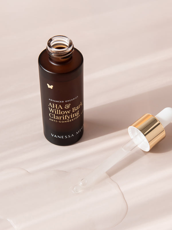 Vanessa Megan AHA and Willow Bark Clarifying Serum bottle photo