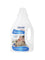 A white bottle of Abode Fabric Softener Zero - Fragrance Free shows a label with a sleeping baby wrapped in a blanket. It’s plant-based, ideal for sensitive skin, and made with “zero nasties” and “ingredients you can trust.”.