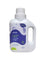 A white 1-litre bottle of Abode Laundry Liquid Lavender & Mint, with a purple label showing washing machines and product details. The bottle features a handle and measuring cap. Plant-based formula, lavender & mint scented.