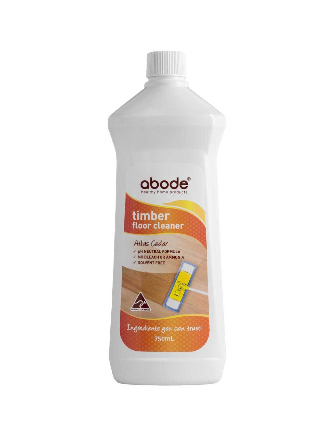 Abode Timber Floor Cleaner Atlas Cedar, natural cleaning product