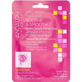 Andalou 1000 Roses Instant Soothe & Smooth Sheet Mask 18ml