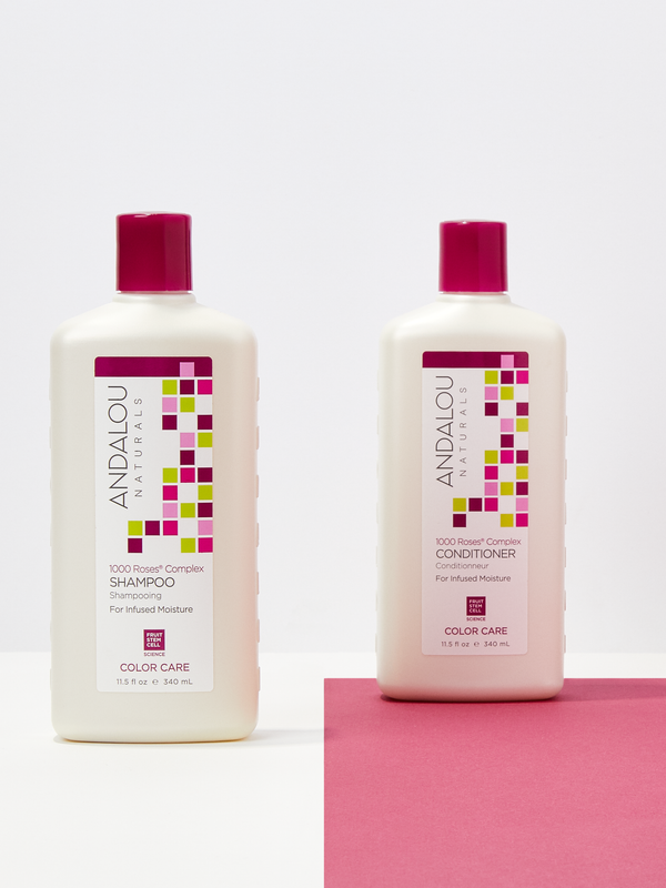Andalou 1000 Roses Complex Colour Care Shampoo and Conditioner pair