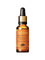 A brown glass dropper bottle labeled Antipodes Glow Vitamin C Brightening Serum 30ml, with vitamin C, kakadu plum, grape, kiwi, bakuchiol, hyaluronic acid, a black dropper cap, and gold accents.