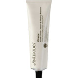 A silver tube with a black cap labeled Antipodes Grace Gentle Cream Cleanser for Sensitive Skin 120ml, featuring minimalist black text—ideal as an organic cleanser for sensitive skin.