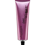 A metallic pink tube of Antipodes Joyful Hand & Body Cream 120ml, featuring black floral graphics and a black screw cap, stands upright against a white background—ideal for vegan skincare and dry skin.
