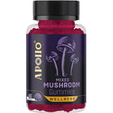 Apollo Mixed Mushroom Gummies Grape 60 Gummies