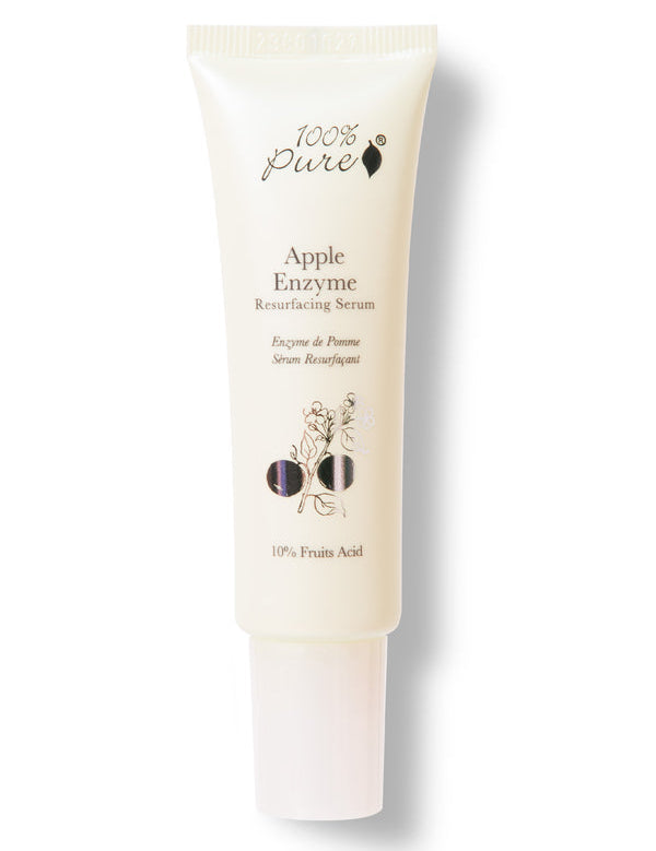 100% Pure 10% Apple Enzyme Resurfacing Serum 30ml — official front packaging image
