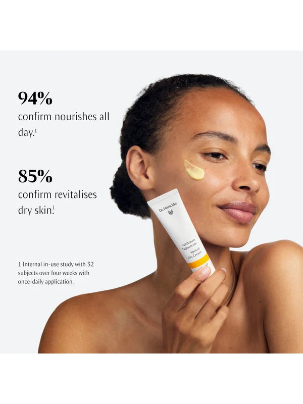 Product information panel for Dr Hauschka Apricot Day Cream