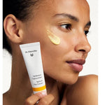 Model with Dr Hauschka Apricot Day Cream