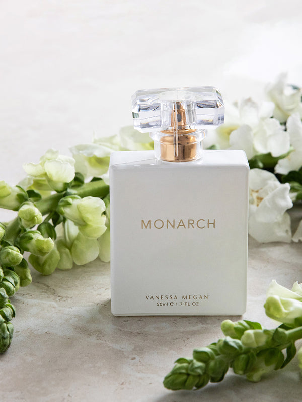 Vanessa Megan Monarch Natural Perfume box with lily of the valley