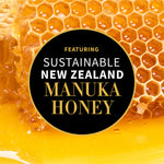 Sustainable New Zealand manuka honey ingredient panel for Antipodes Aura Gold Mask