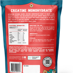 Botanika Blends Creatine Monohydrate back label with nutrition information and directions