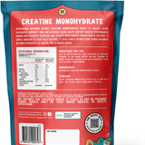 Botanika Blends Creatine Monohydrate back label with nutrition information and directions