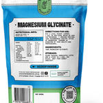 Botanika Blends Magnesium Glycinate back label with nutrition information and directions