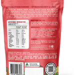 Botanika Blends Hydration Strawberry Lime back label with nutrition information and directions