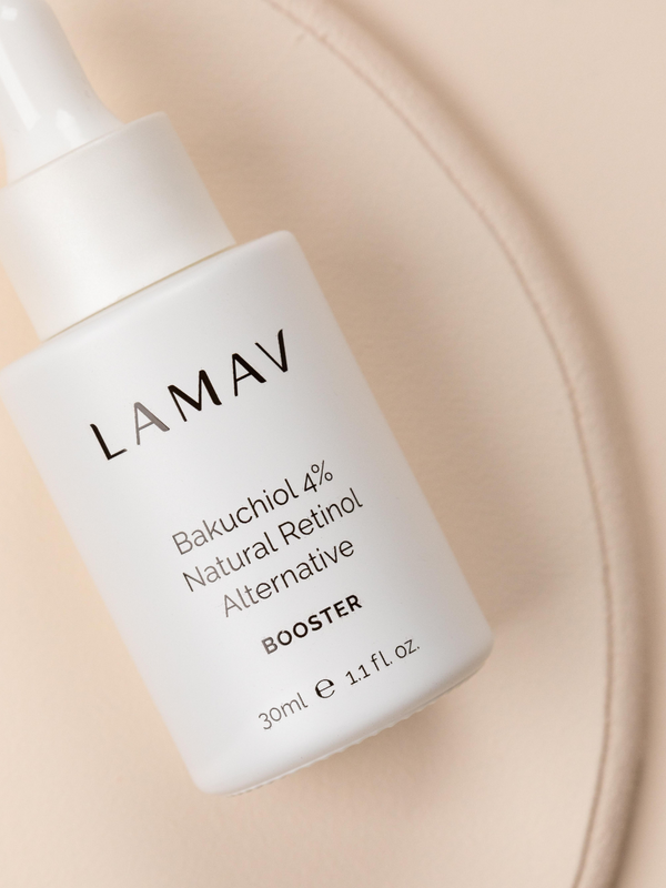 LAMAV Bakuchiol Booster label close up