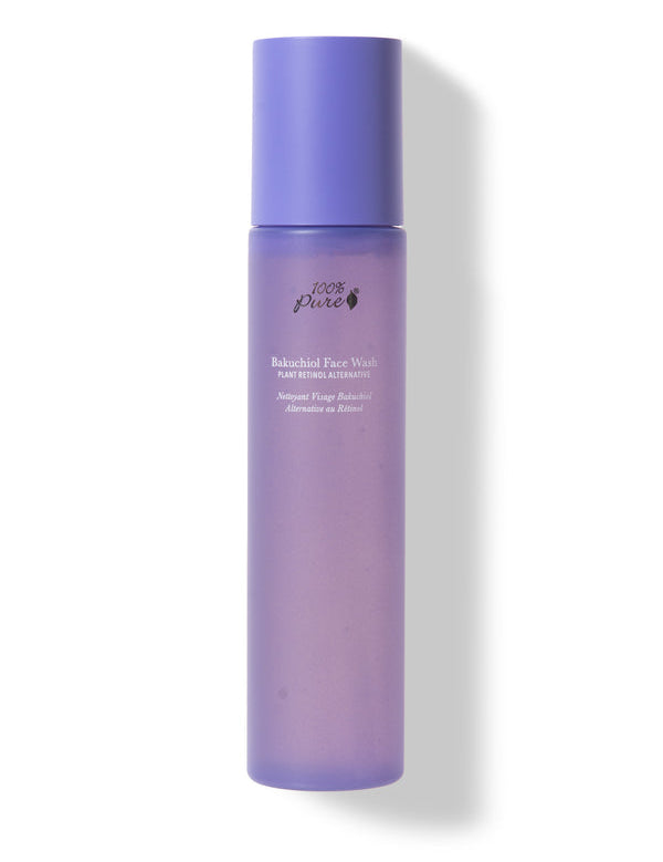 100% Pure Bakuchiol Face Wash 100ml — official front packaging image