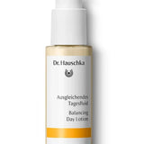 Dr Hauschka Balancing Day Lotion bottle on a neutral background