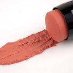 Benecos Multi Stick in Be Rosey shown beside a warm rose cream swatch.