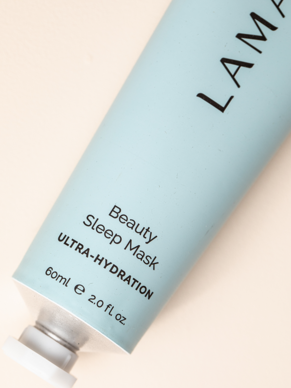 LAMAV Beauty Sleep Mask tube close up