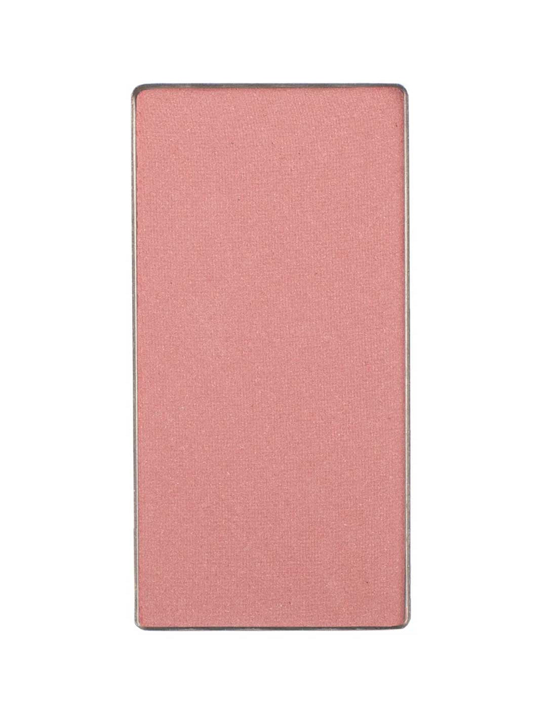 The Benecos Beauty ID Palette Blush Refills - Rose Please 3g features a matte pink, talc-free blush in a sleek metal tray with rounded corners, giving you smooth texture and a natural rosy-cheeked look.