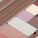 A close-up of Benecos Beauty ID Palette Blush Refills - Rose Please 3g, showing six rectangular pans in pink, beige, and gray-neutral shades—ideal for a natural look when paired with your favorite talc-free blush.