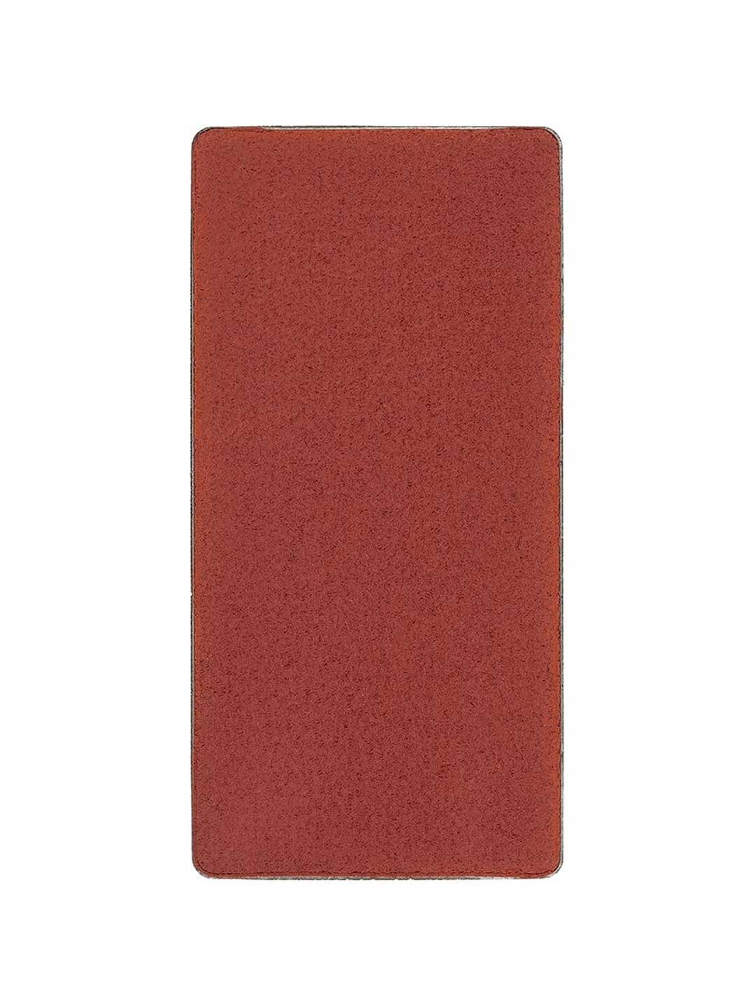A rectangular pan of Benecos Beauty ID Palette Lip & Cheek Refill - Aperitif Kiss 3g, in a matte, raspberry-red shade with smooth, rounded corners, is shown against a plain white background.