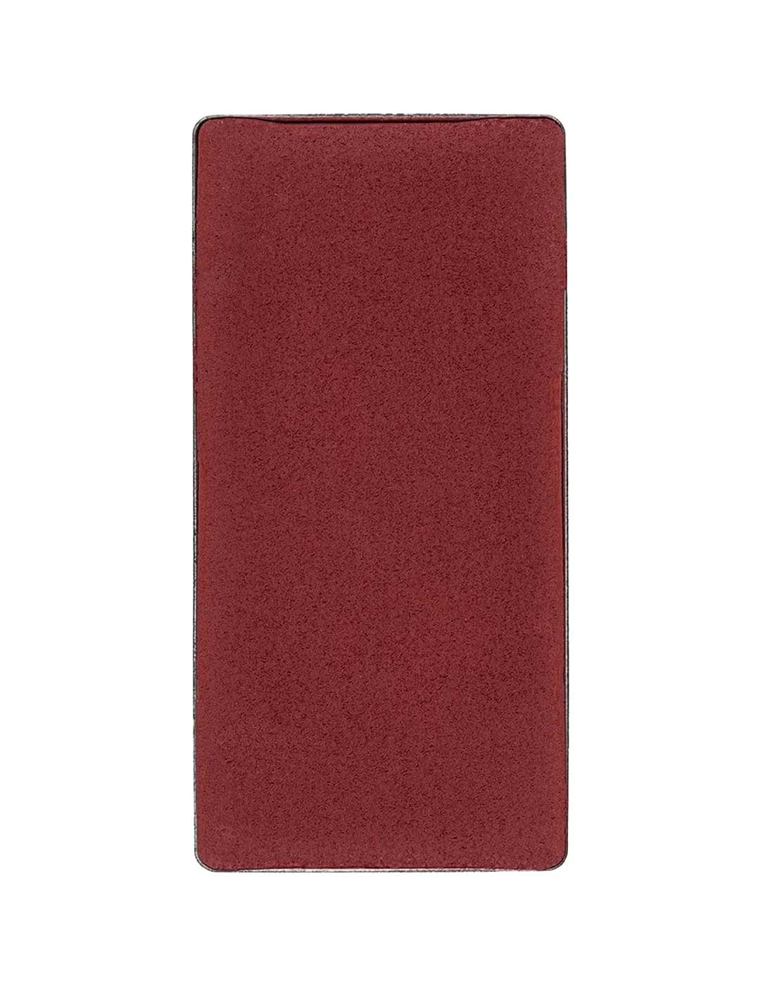 A rectangular pan of Benecos Beauty ID Palette Lip & Cheek Refill - Velvet Rose 3g, filled with matte maroon powder for organic lip and cheek tinting, is shown against a white background.